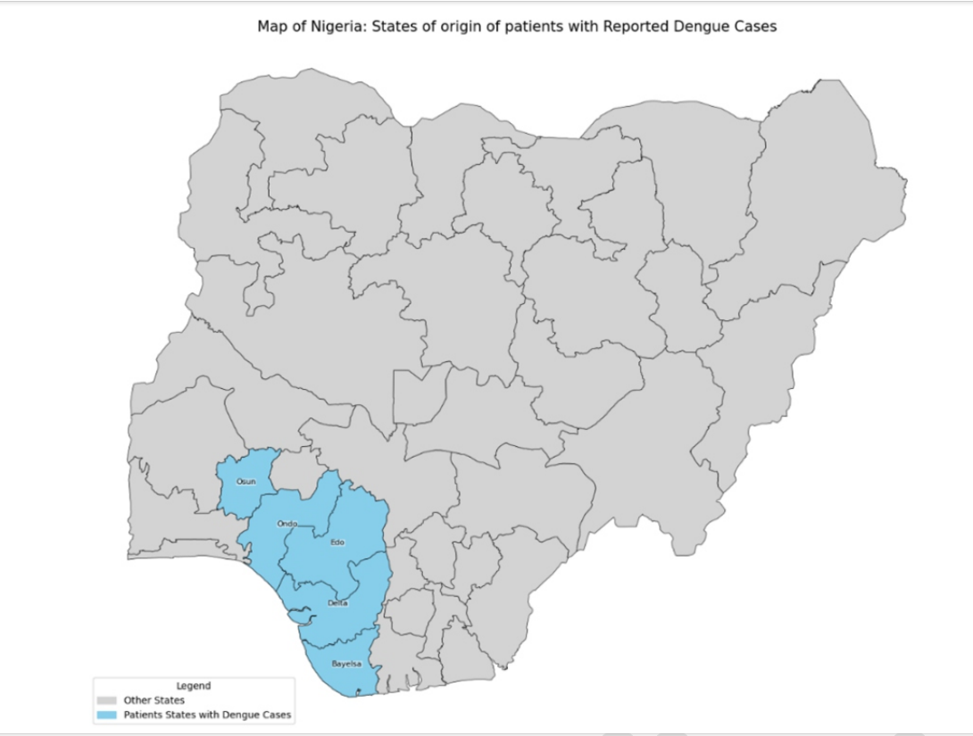 Serological Evidence of Dengue Virus Exposure and Possible Active  Infection in Stored Serum Samples from a University Medical Centre in  Ilara-Mokin, Southwest Nigeria